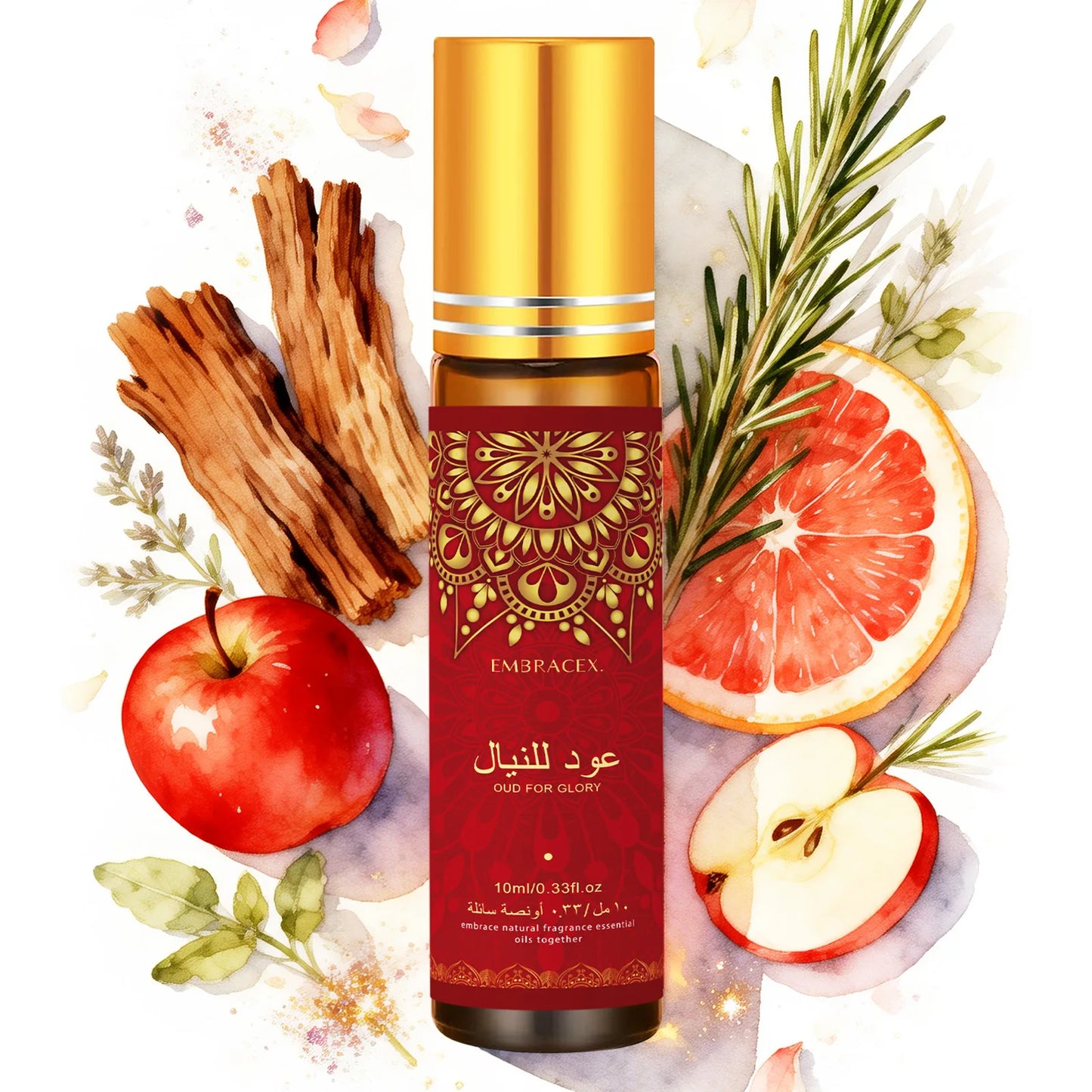 6er-Set 10ml Roller ätherische Öle Eid al-Fitr Geschenk Parfümöl Hautpflege Gesichtsöl Körperpflege Luftbefeuchter Sechs langanhaltende Düfte