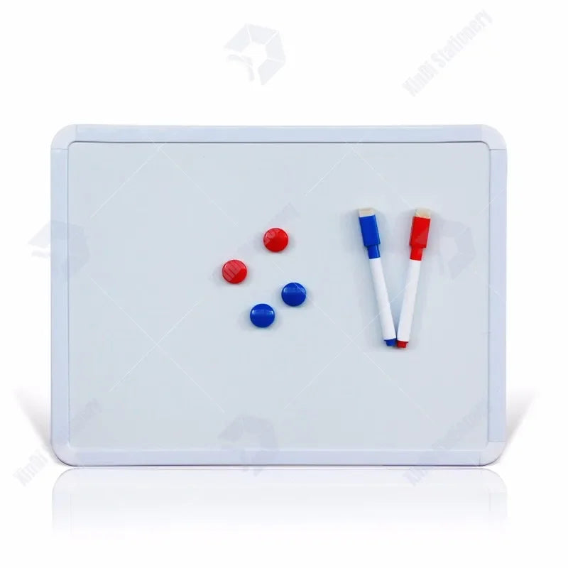 4 Stile magnetische Whiteboard 1pc PVC Rahmen Nachricht Whiteboard für Kühlschrank Rundecke Dekoration Nachricht Zeichentafel für Notizen