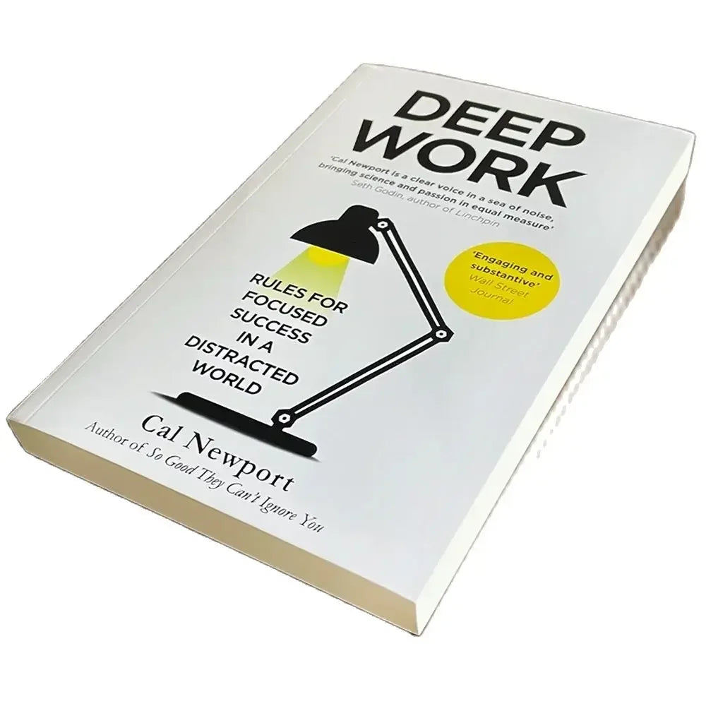 【AUF LAGER】Deep Work Englisches Buch von Cal Newport Regeln für konzentrierten Erfolg in einer abgelenkten Welt Führung & Motivation Bücher