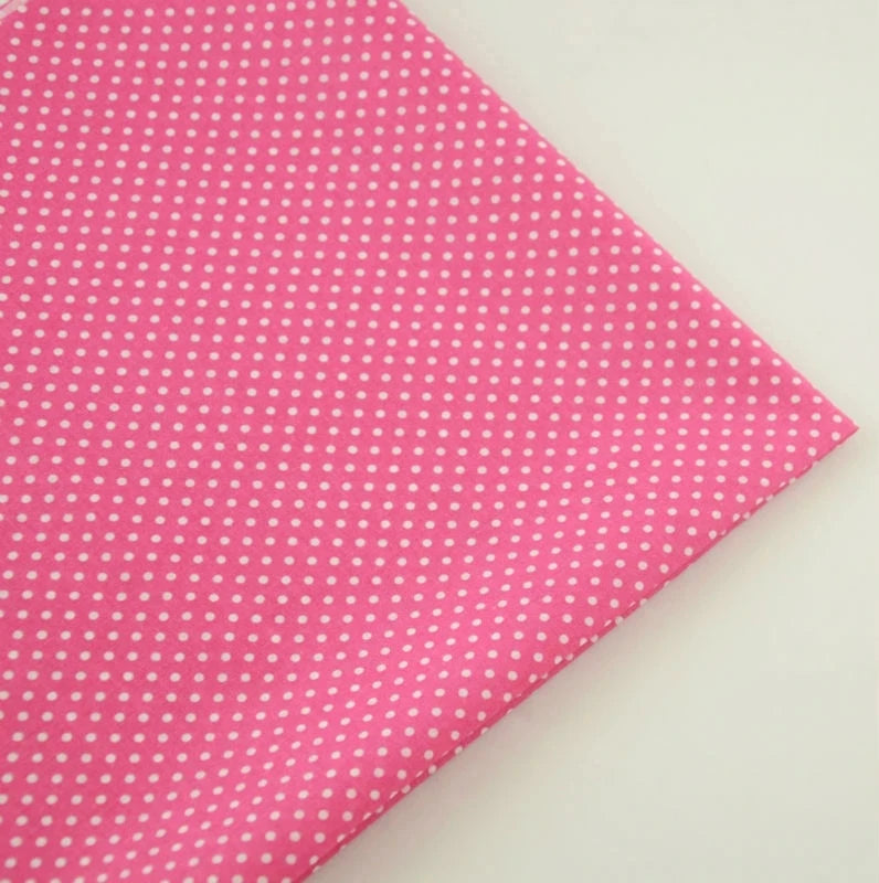 Dünne, schöne Baumwollstoffe mit Tupfen, Meterware, günstige Stoffe als Meterware im Angebot, für Näharbeiten, Puppen, Bastelmaterial