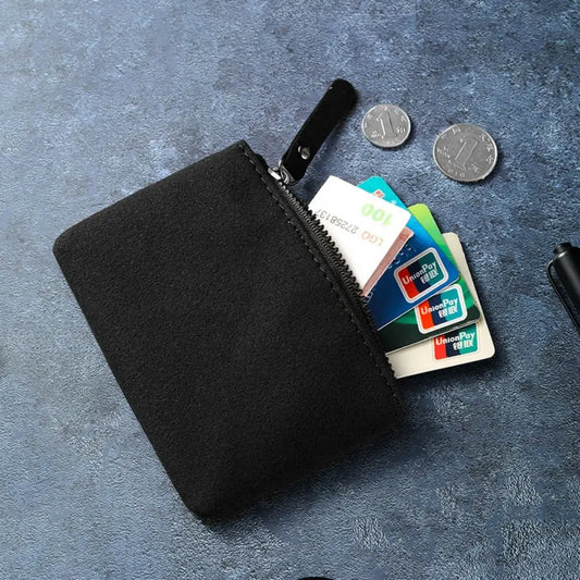 Fashion Mini PU Wallets Coin Purses Card Holder Money Bag Women Men Zipper Change Pouch