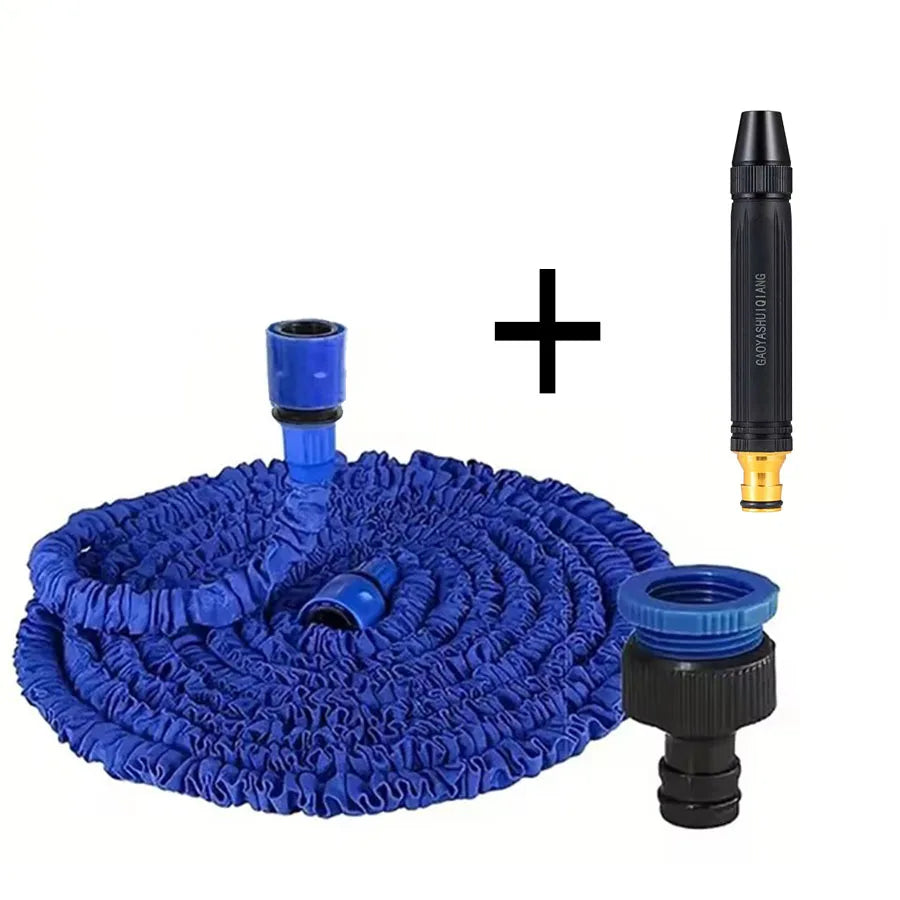 Tuyau d'arrosage magique extensible 25FT-200FT pour jardin, tuyaux d'eau haute pression, pistolet de lavage de voiture, fournitures de jardinage