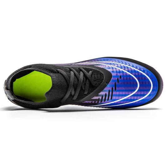 H08-1 Pro Mens Soccer Shoes Training Non-Slip Turf Soccer Cleats TF/FG Football Sneakers Chuteira Campo for Man 35-45