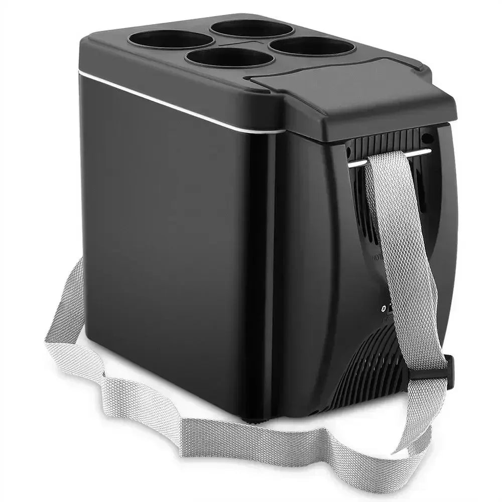 Nouveau mini-frigo portable et compact 6L, glacière électrique 12V pour voiture, camping, voyage, été, extérieur