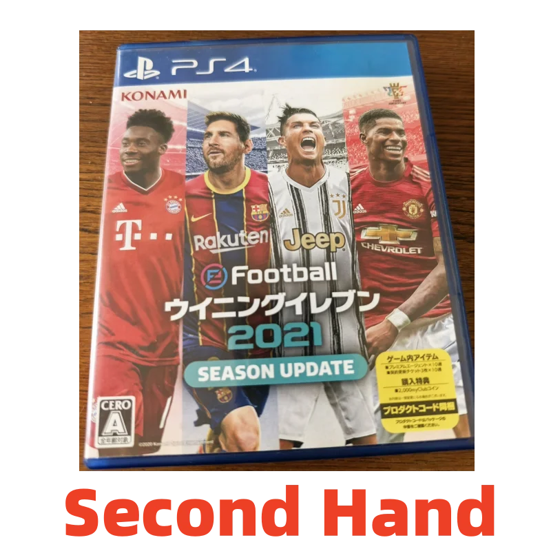 Playstation4 PS4 Gebrauchte Spiele-CD PES2021 Playstation4 Spielekarte PS4 Spiele PES2021 Japanische Version