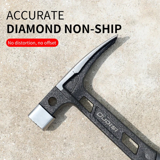 1pc Claw Hammer, Professional Woodworking Joinery Home Carpentry Hand Hammer, Integrated Seismic Handle,Nail Hammer, Non-Slip Mu