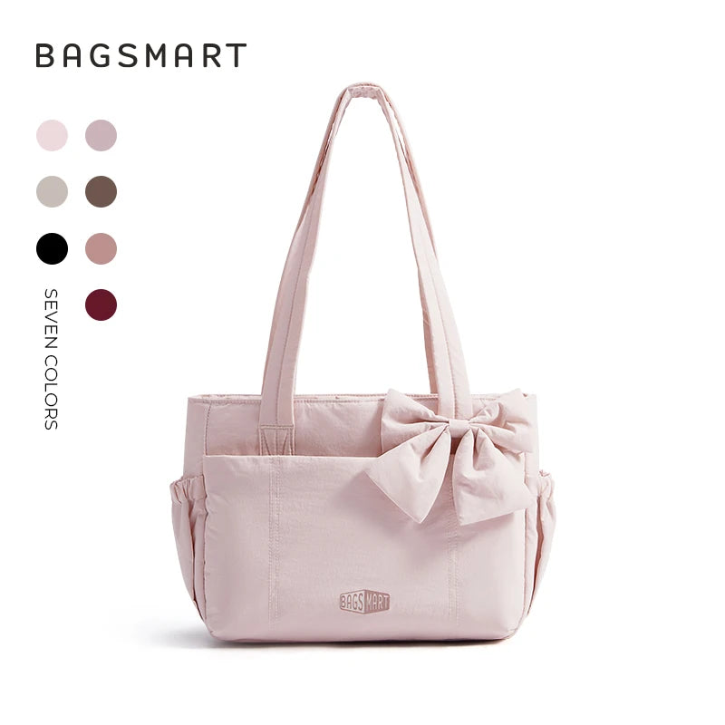 BAGSMART Vielseitige Reise-Tragetasche für Damen, Pendeltasche, mehrere Taschen, Umhängetasche, College-Schultasche, Schultertasche