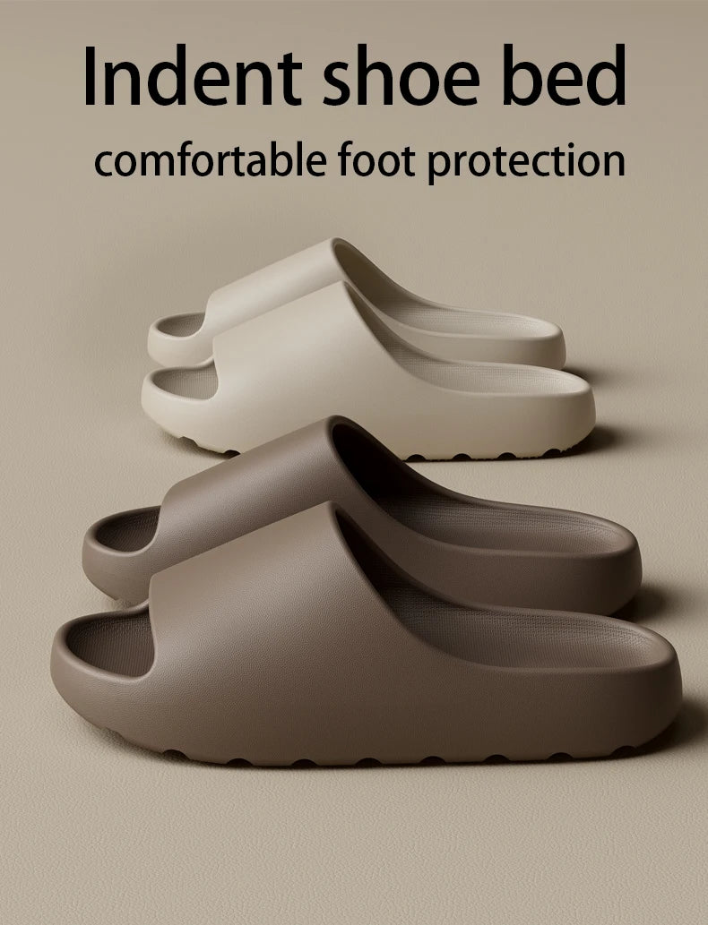 Pantoufles pour hommes antidérapantes en EVA, pantoufles d'intérieur à semelle épaisse, confortables et légères pour la maison et l'extérieur