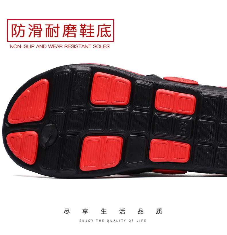 Tongs de Massage Hommes Pantoufles d'Été Sandales de Plage Confortables Hommes Chaussures Décontractées Mode Hommes Tongs Chaussures Tendance 2023