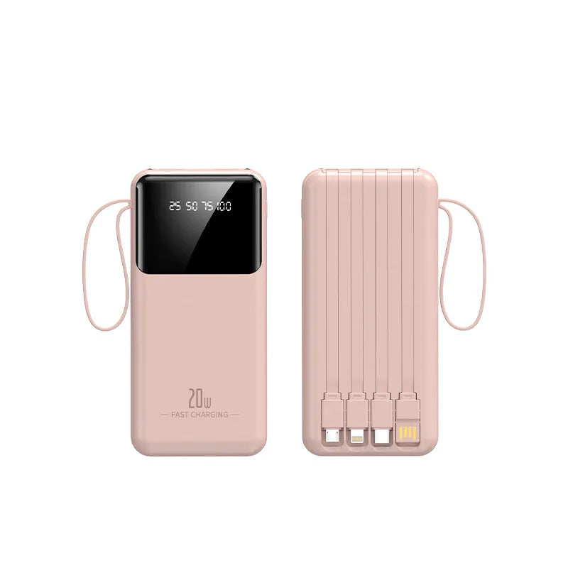 Batterie Externe 10000mAh 20000mAh pour iPhone et Téléphones Android Charge Rapide Powerbank Chargeur Portable