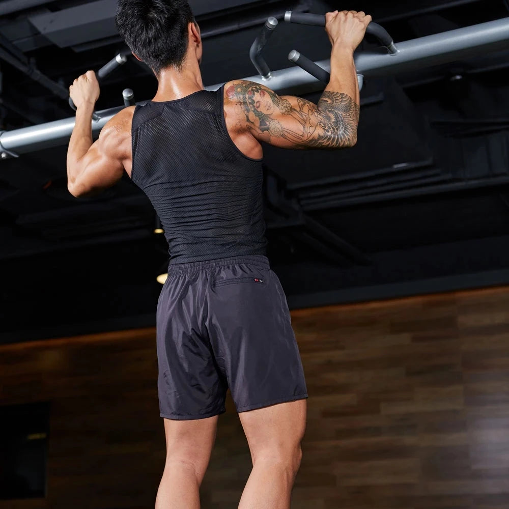 RION Herren Tank Top Ärmelloses Unterhemd Atmungsaktiv Schnell Trocknend Schweißabsorbierend Radfahren Sport Tops Fitnessstudio Sommer Herrenhemden