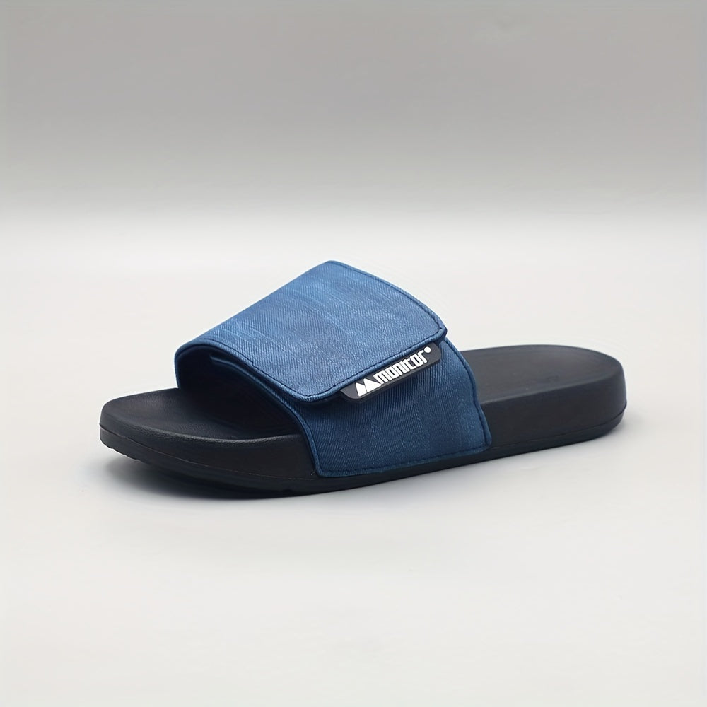 Einzigartige Herren-Sommersandalen mit weichen Sohlen, verstellbarem Klettverschluss für breite Füße, perfekt für den Strand