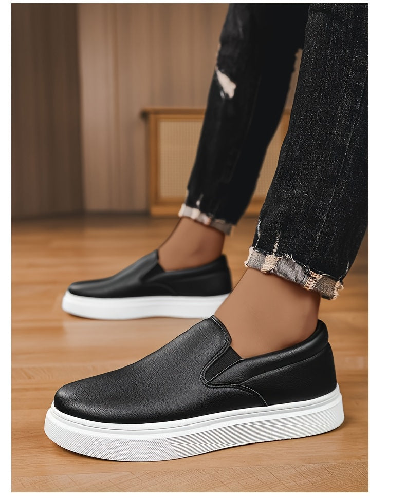 Sneaker, Herren Slip-on Skateschuhe, Freizeit-Slipper für Studenten, Trendige vielseitige Flats