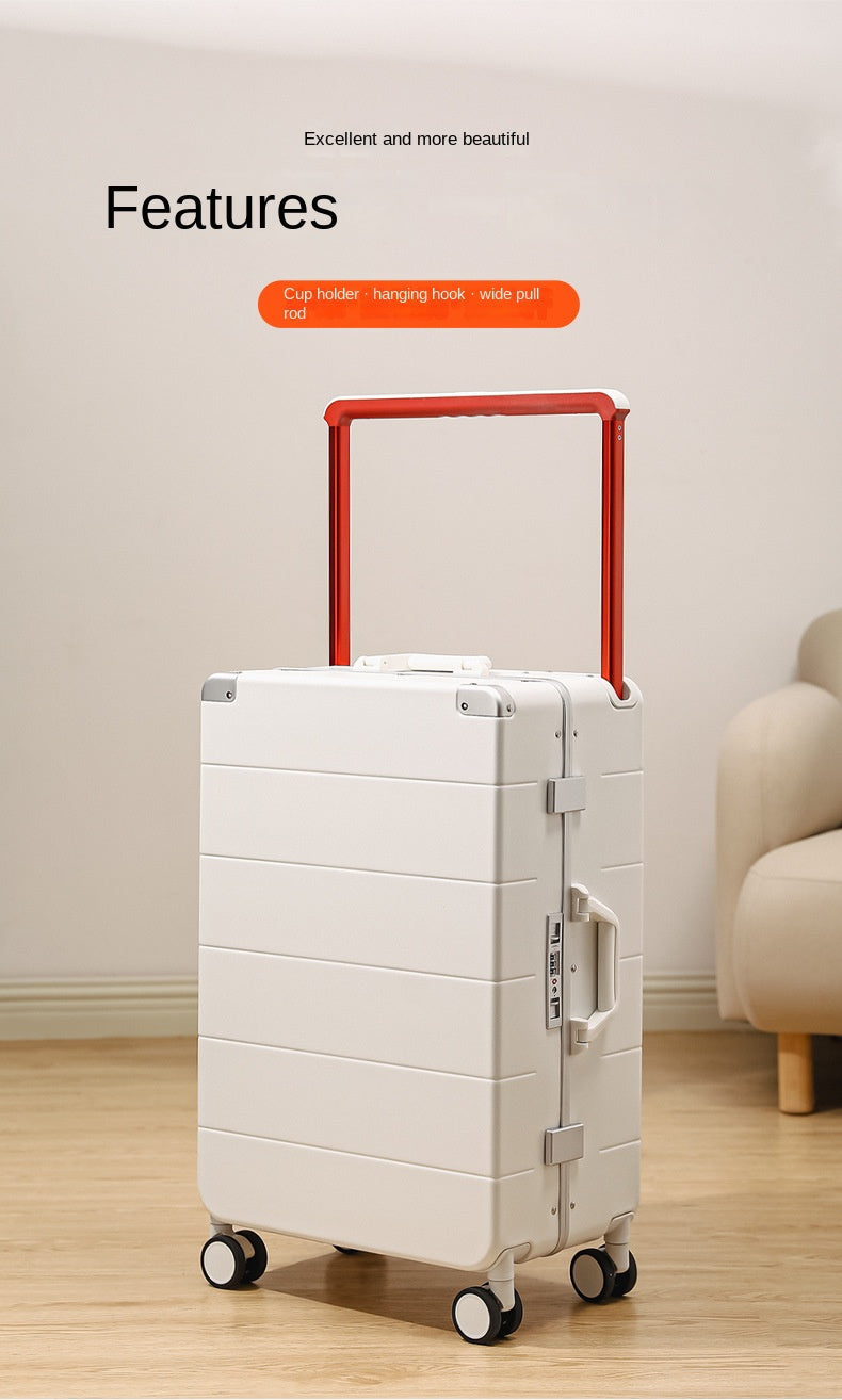 COLENARA Gepäck Neu 20"24" Herren Aluminiumrahmen Boarding Box Damen ABS + PC Trolley Koffer "26 Zoll Handgepäck Reisekoffer