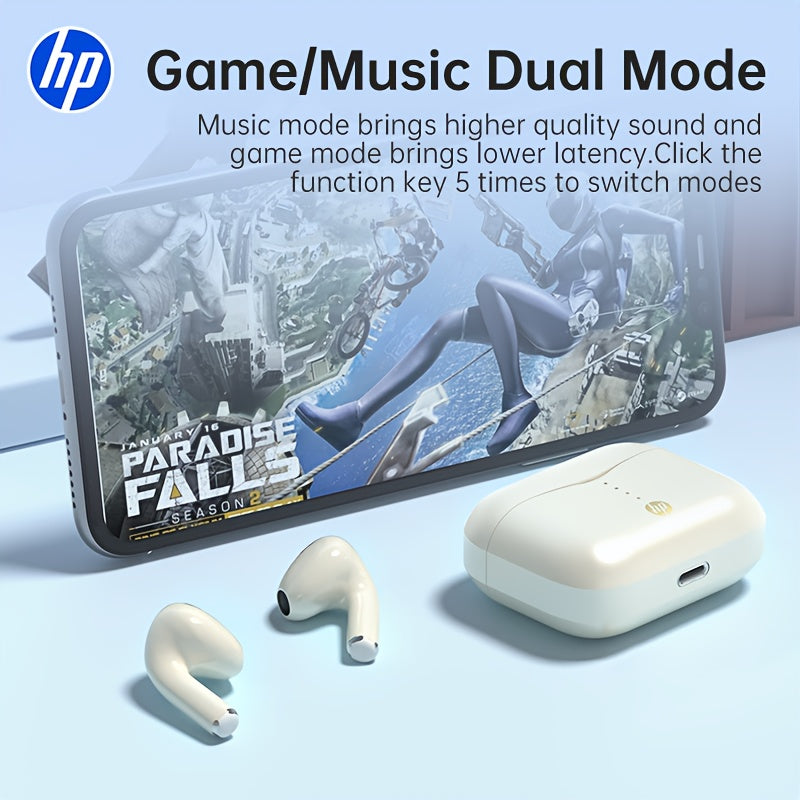 HP Wireless Earbuds Offer a Long 30-Hour Standby Time, Feature Noise Reduction, And Provide a Comfortable Fit for Everyone. They Include Touch Controls And Deliver High-Fidelity Sound with Crystal-Clear Calls