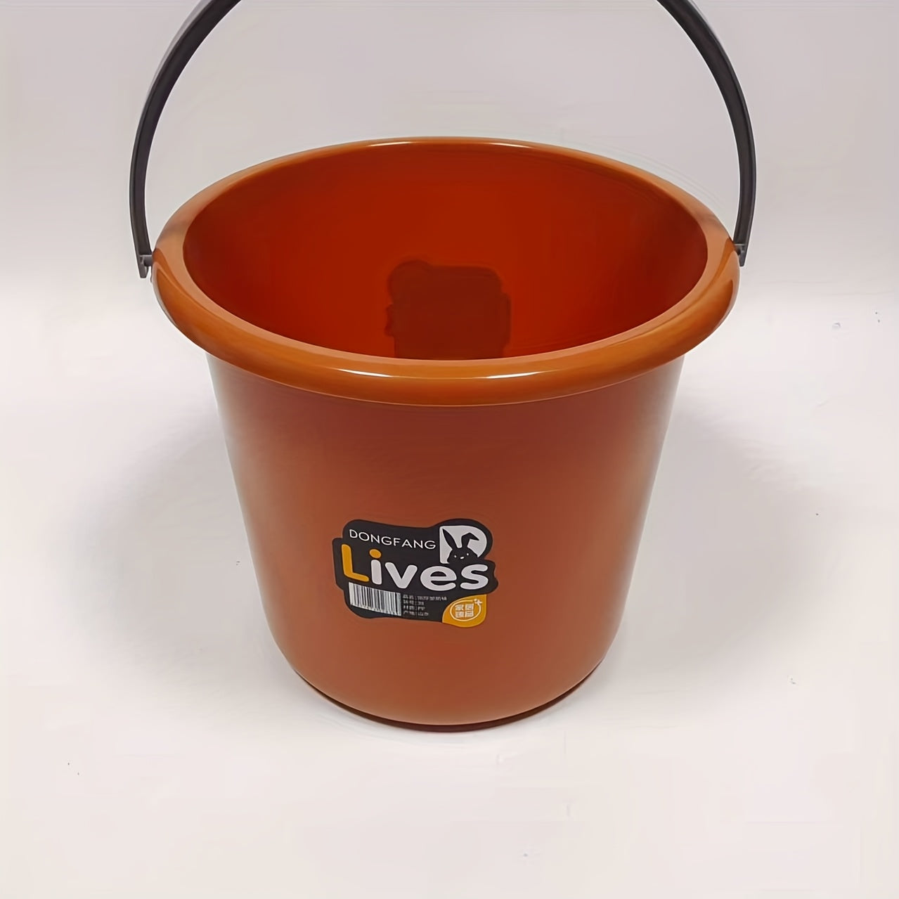 Thickened Plastic Bucket with Handle, Small/Large Size, for Home and Dormitory Use, Multi-functional Round Basin for Laundry and Bathing, Water Storage Bucket