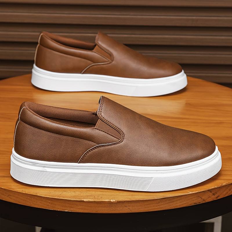 Sneaker, Herren Slip-on Skateschuhe, Freizeit-Slipper für Studenten, Trendige vielseitige Flats
