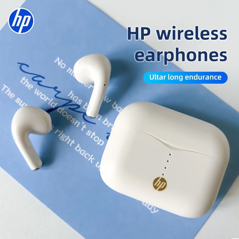 HP Wireless Earbuds Offer a Long 30-Hour Standby Time, Feature Noise Reduction, And Provide a Comfortable Fit for Everyone. They Include Touch Controls And Deliver High-Fidelity Sound with Crystal-Clear Calls