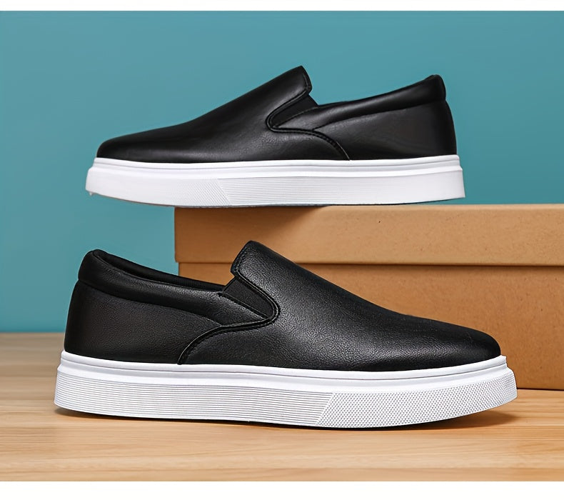 Sneaker, Herren Slip-on Skateschuhe, Freizeit-Slipper für Studenten, Trendige vielseitige Flats